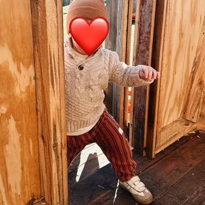 Cat and Jack Cableknit Sweater - Toddler 2t - Oatmeal